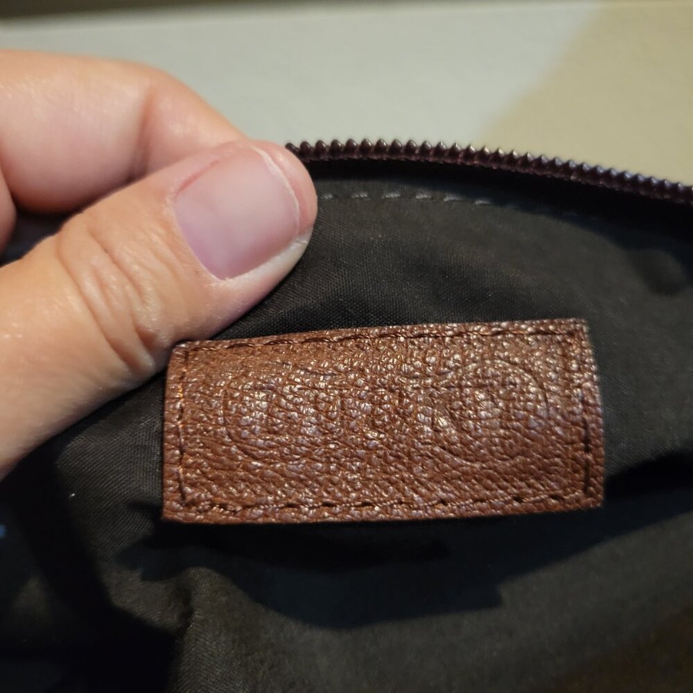 EUC Lucky Brand Velvet Purple Cosmetic Case or Pencil Case - Picture 10 of 10